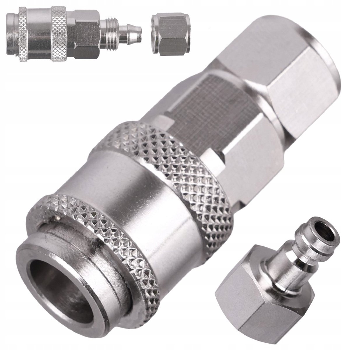 Universele Snelkoppeling Set voor Reinigingsslang 6mm / 1/4"