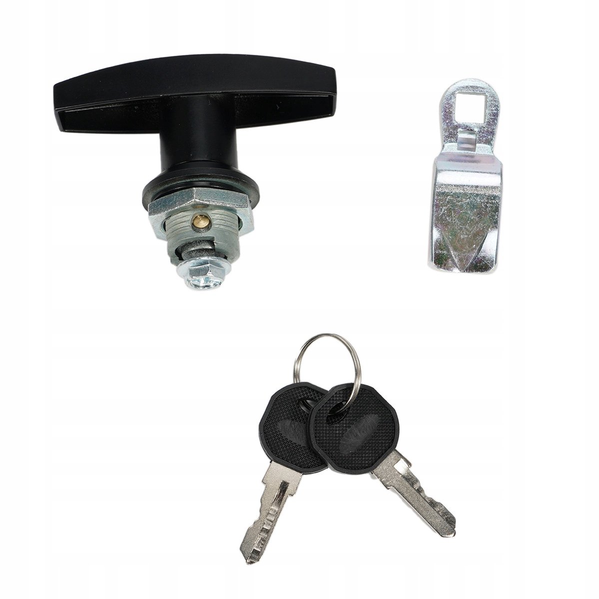 T-hendel kwartslaaggleuf met sleutel, 18,5 mm