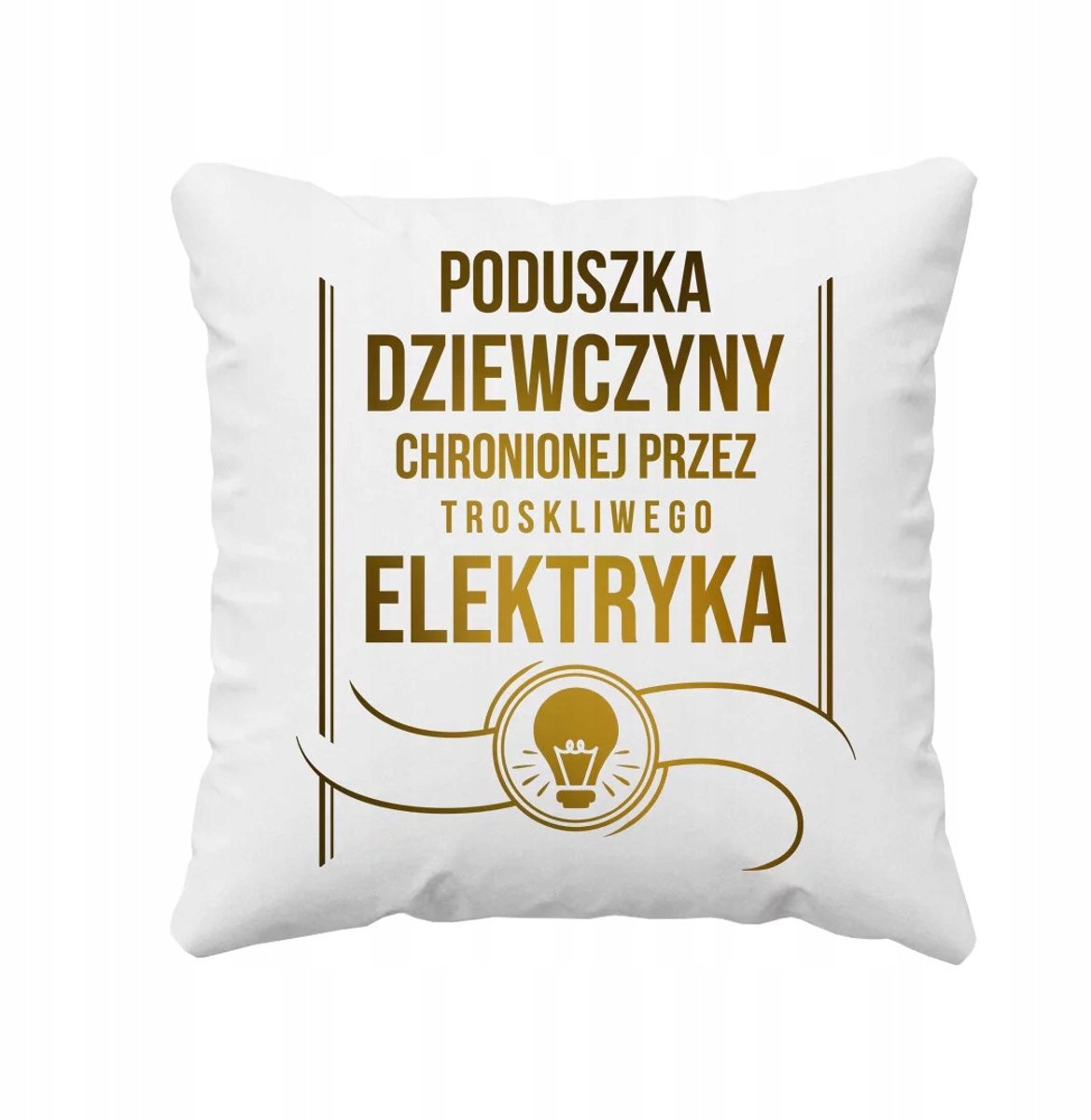 Decoratieve Elektricien Kussen - Uniek Cadeau voor Haar