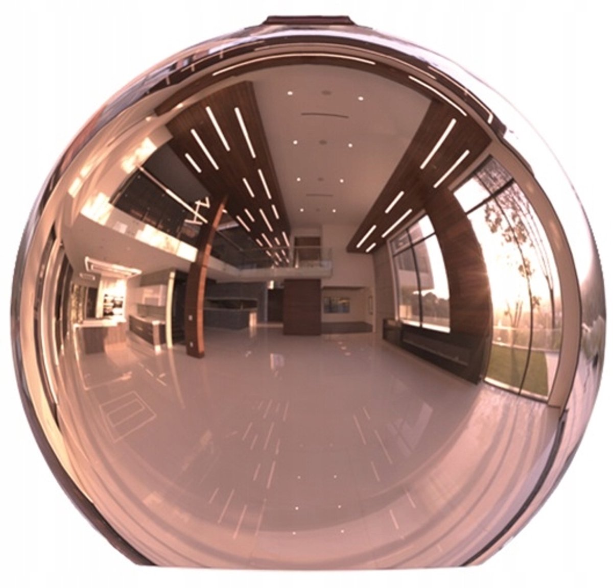 Nowodvorski Cameleon Polaris Hanglamp - Gemetalliseerd Glas, Koper