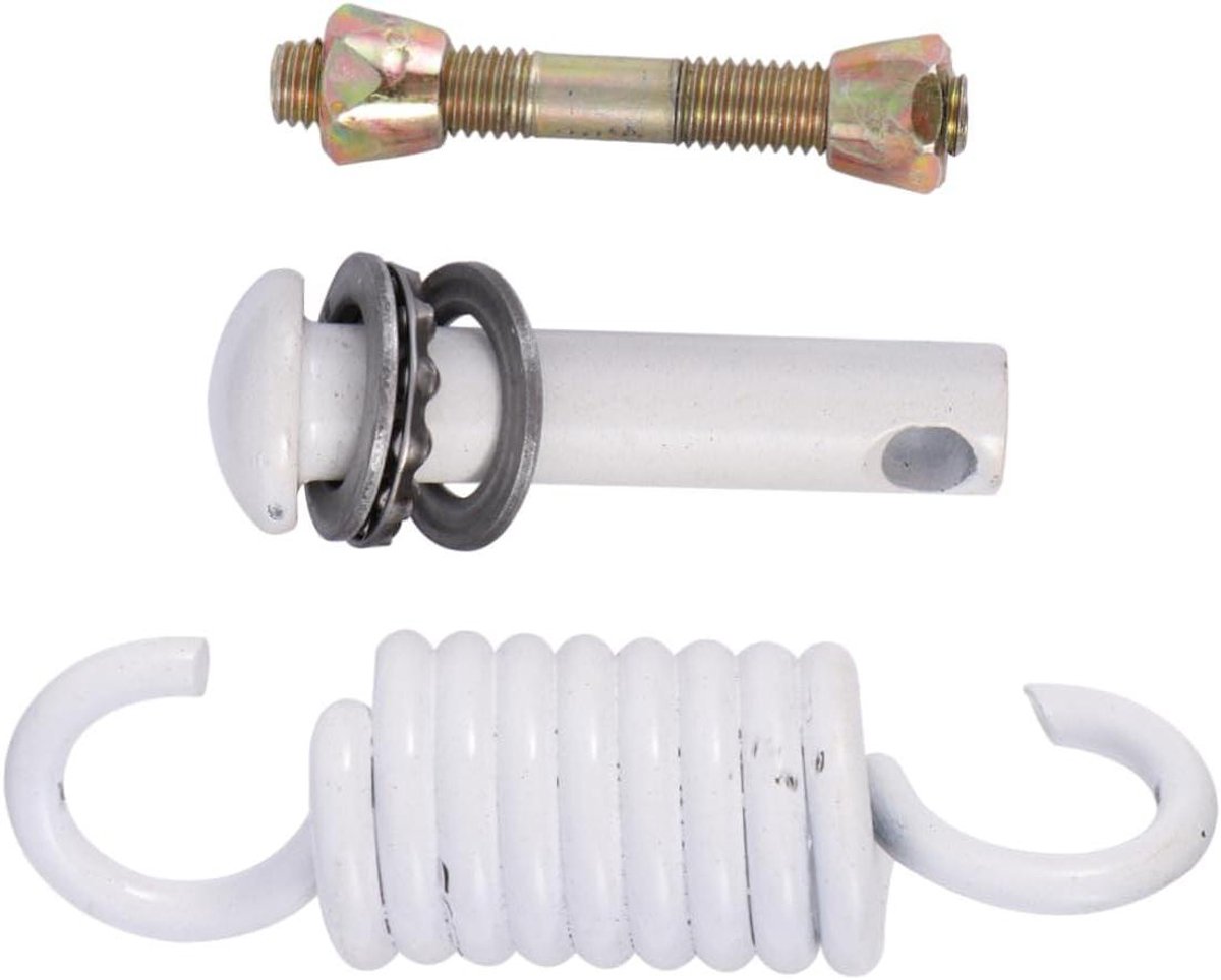 Schommelhaak Set - Hangmat Ophanging - Ontspannen Hangmat Gebruik - Geluidsdempende Veer - 12 cm Lengte - Wit