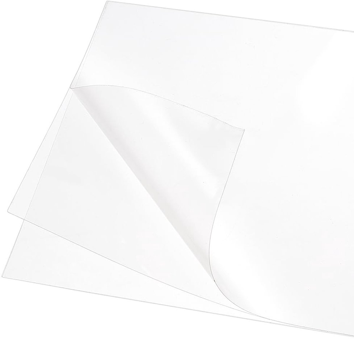 Dailygoods- Contactpapier Duidelijk - Dubbelzijdig Zelfklevend - 80 Stuks - 21x10cm - PET Kunststof - Perfect voor Scrapbooking - Lamineren
