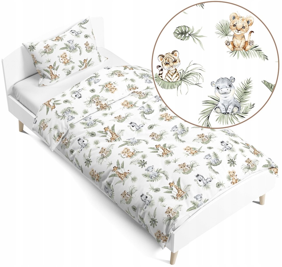 Babymam Kinderbeddengoed 140x200 cm - Afrika Junior