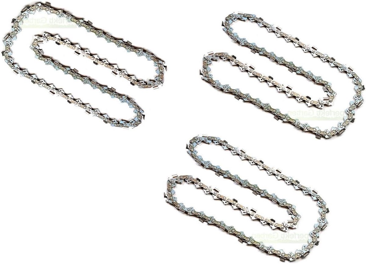 Zaagkettingen - Kettingen - Precisie Snoeien - Slijtvaste Coating - 40cm 57 Schakels - Grijs