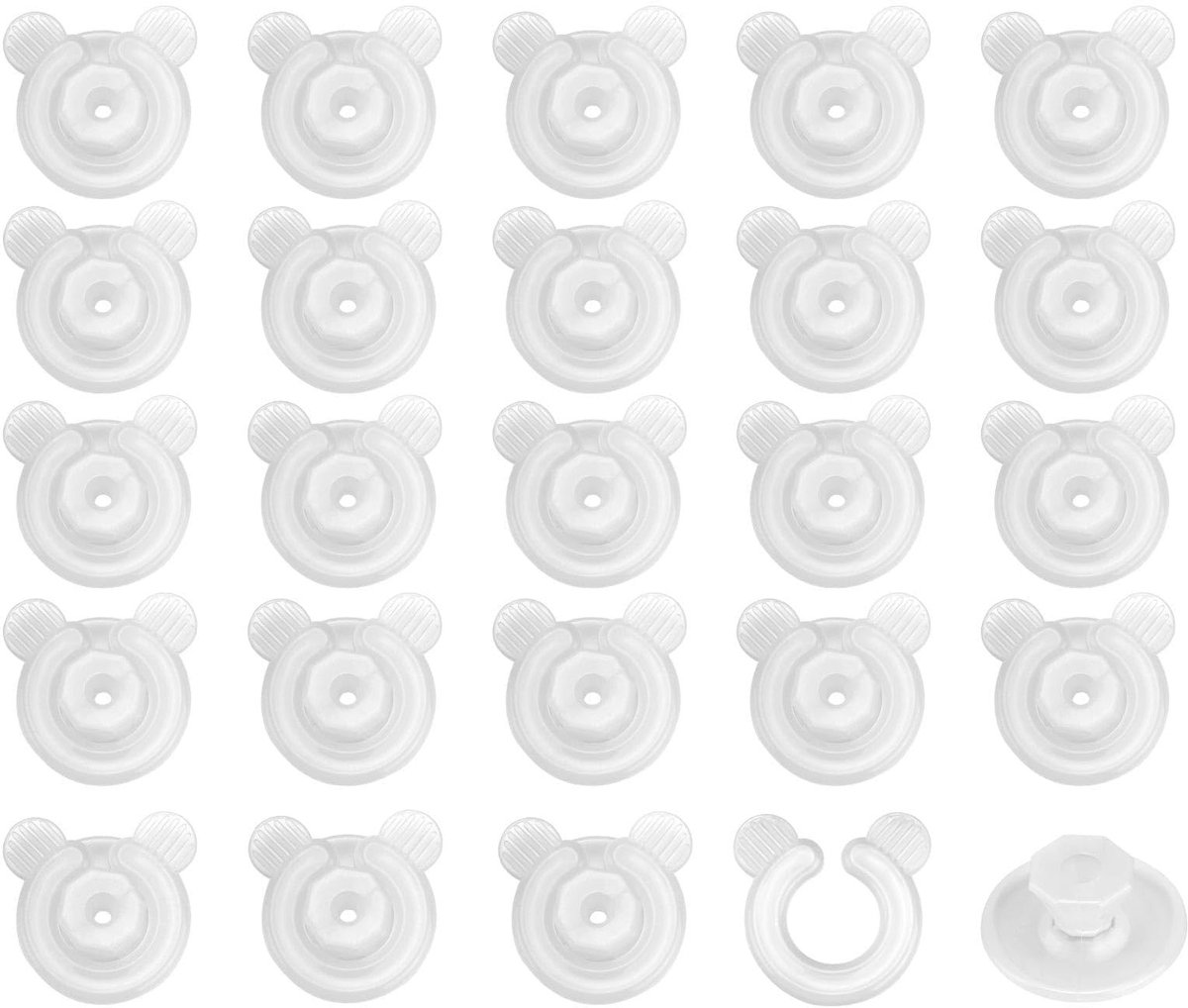 Dailygoods- Dekbedovertrekclips 24 Stuks - Antislip - Naaldloos Design - Hoogwaardige Materialen - Comfortabel Slaapgenot - Voorkomt Bewegen Dekbed - Dekbedbevestiging