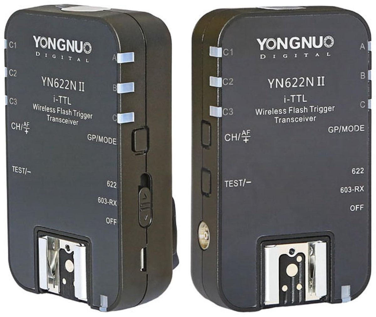 VLEMICO - i-TTL Radijo Sistuvas - Verbeterde Communicatiefuncties - Draagbaar en Lichtgewicht - Geschikt voor Nikon - Upgrade Versie YN-622N II - P...
