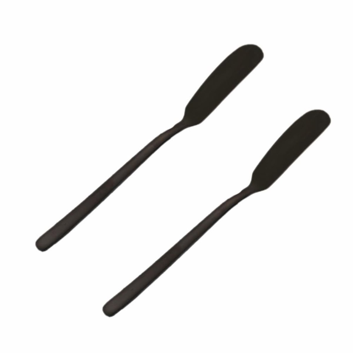 VLEMICO- Botermes Roestvrij Staal - Set van 4 - 16,5 cm - Vaatwasserbestendig - Tafelmes/Kaasmes - Lichtgewicht - Lang Handvat