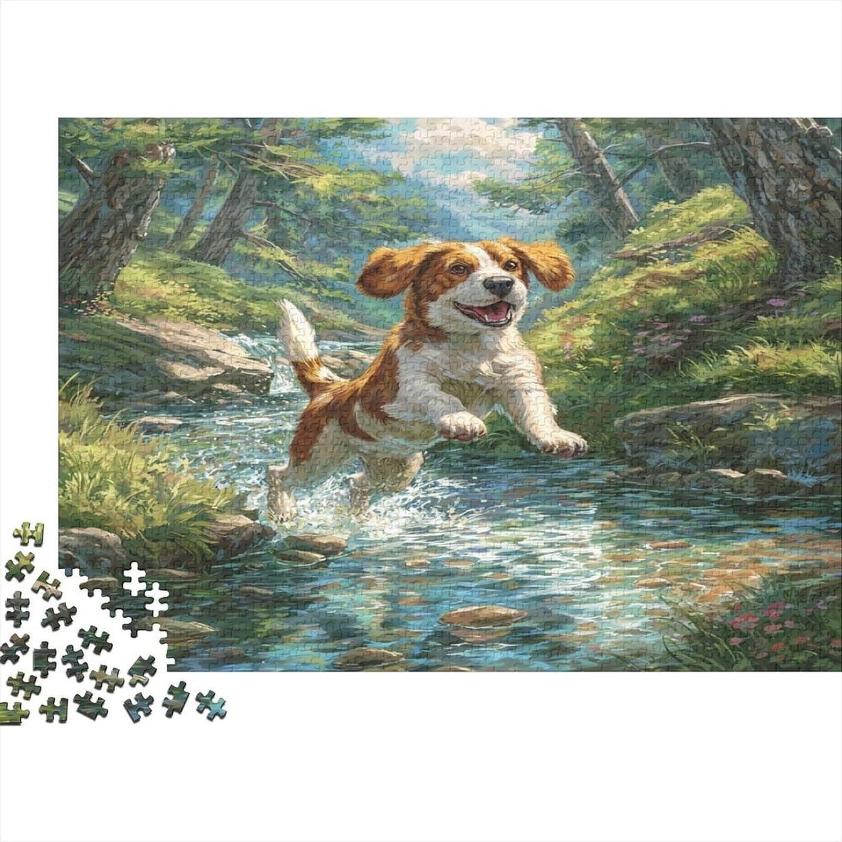 Legpuzzel 1000 stukjes - Volwassen puzzel - Ontspanning thuis - Gerecycled karton - 70 x 50 cm - Stijl 1