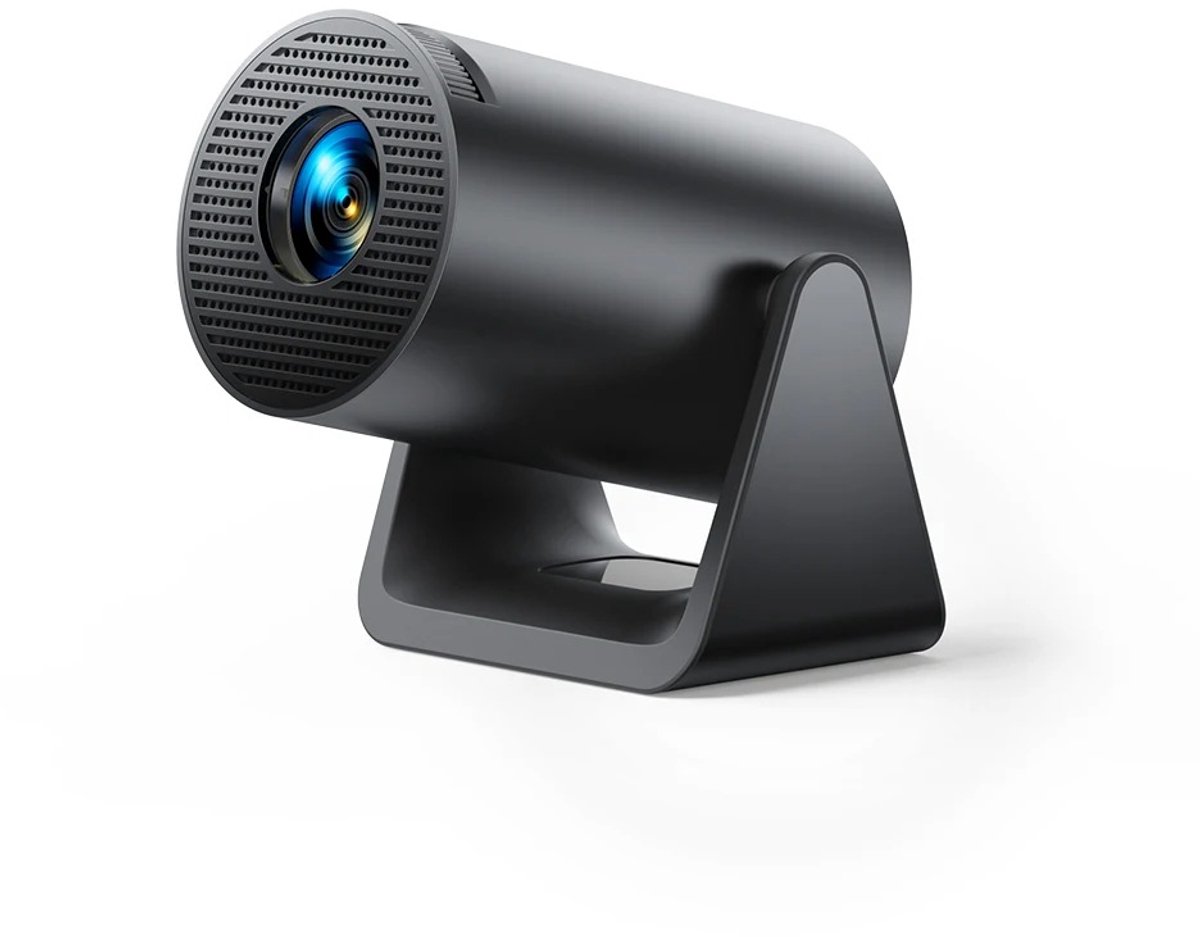 Stervia Mini Beamer - Projector - Projector Sterrenhemel - Projector Scherm - 1080P - 300 ANSI - 270° - Zwart - 9 x 11.7 x 19 cm