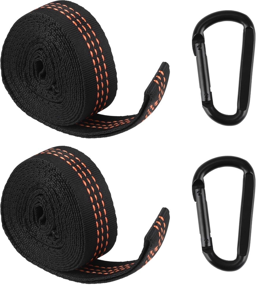 MTTProducts - Hammock belt set - Robuuste bevestiging - Maximaal 300 kg - Hoogwaardige polyester - Ideaal voor camping - Geschikt voor hangstoelen