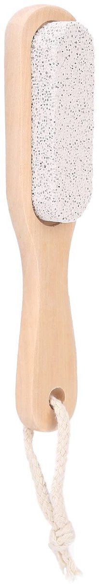 Allecto - Eelt Voet Remover Rasp - Voet Scrubber - Houten Handvat - Dode Huid Verwijderen - Perfecte Pedicure Tool - Geschikt voor Thuisgebruik