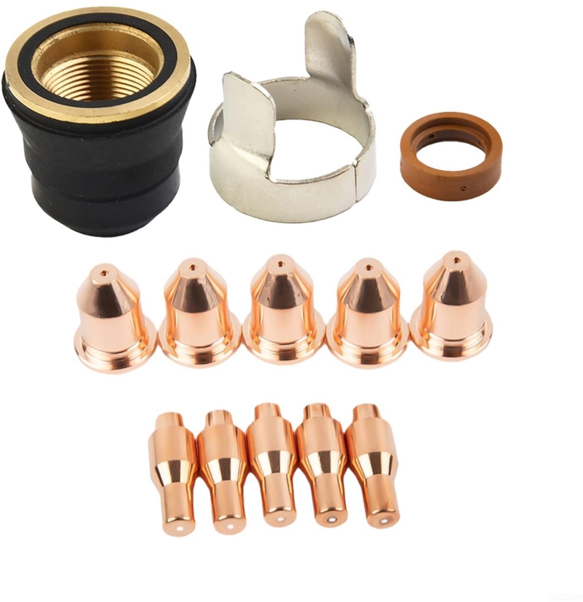 Allecto - Plasma Snijden Torch Tip Set - 13 stuks - Precisie en duurzaamheid - 0.9mm - Plasma 45 accessoires - Perfect voor professioneel gebruik -...