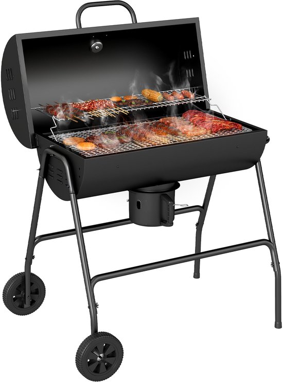 Houtskool Barbecue - Metaal - Zwart - 95x71.5x102cm - Buiten Gebruik van Merkloos — afbeelding 2