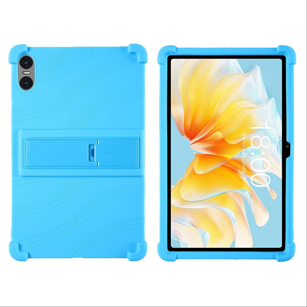 Allecto - Hoes - Teclast T40 Air/T40 HD - Zachte TPU siliconen - Blauw - Beschermhoes - Geschikt voor Teclast T40 Air/T40 HD