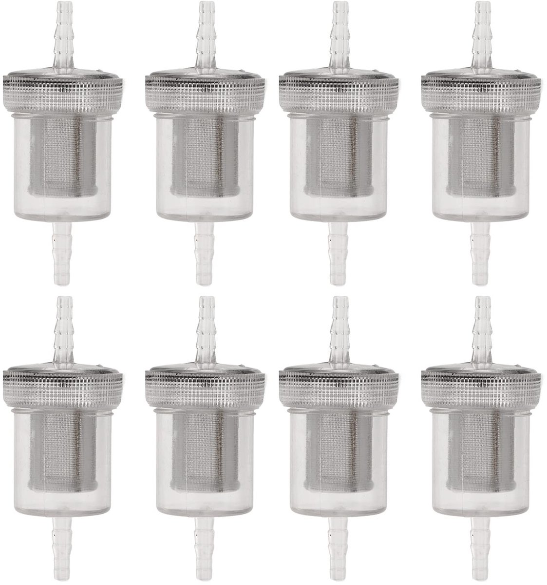 Store_7 - Brandstoffilter - Dieselbrandstoffilter - Vervangingskit - 8 Stuks - Voor Webasto en Eberspacher - Geschikt voor 4 mm brandstofslang