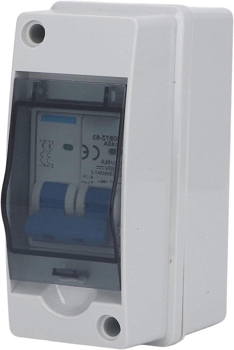 Betrouwbare DC Ontkoppelaar met Meerdere Beschermingen, IP65 Waterdicht, 40A 1000V voor Zonnepaneelsystemen en Elektrische Installaties