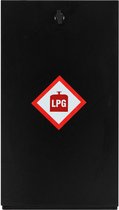 Gasflessenkast - 59x32x35,5 cm - gecoat staal - gesloten opslag