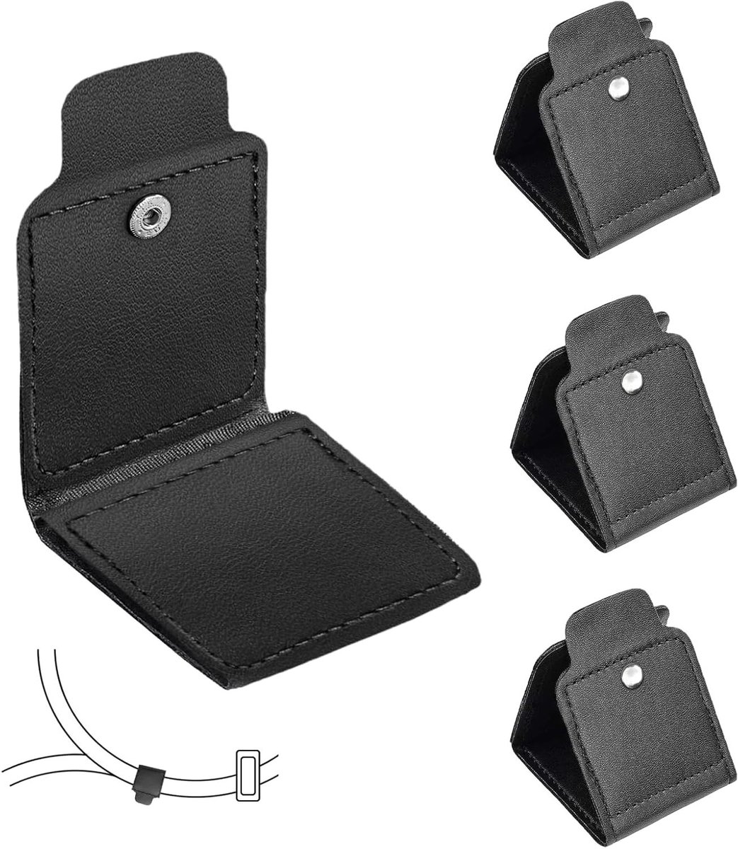 Zwart veiligheidsriemversteller voor optimale pasvorm en comfort in auto, 10.5 x 10.5 cm