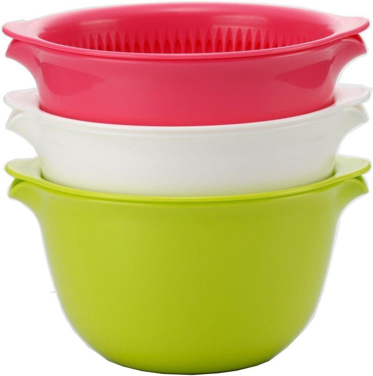 Mengkom Set - Beslagkom Kom - Keuken Werkzaamheden - Stapelbaar Ontwerp - 13 Liter - Wit
