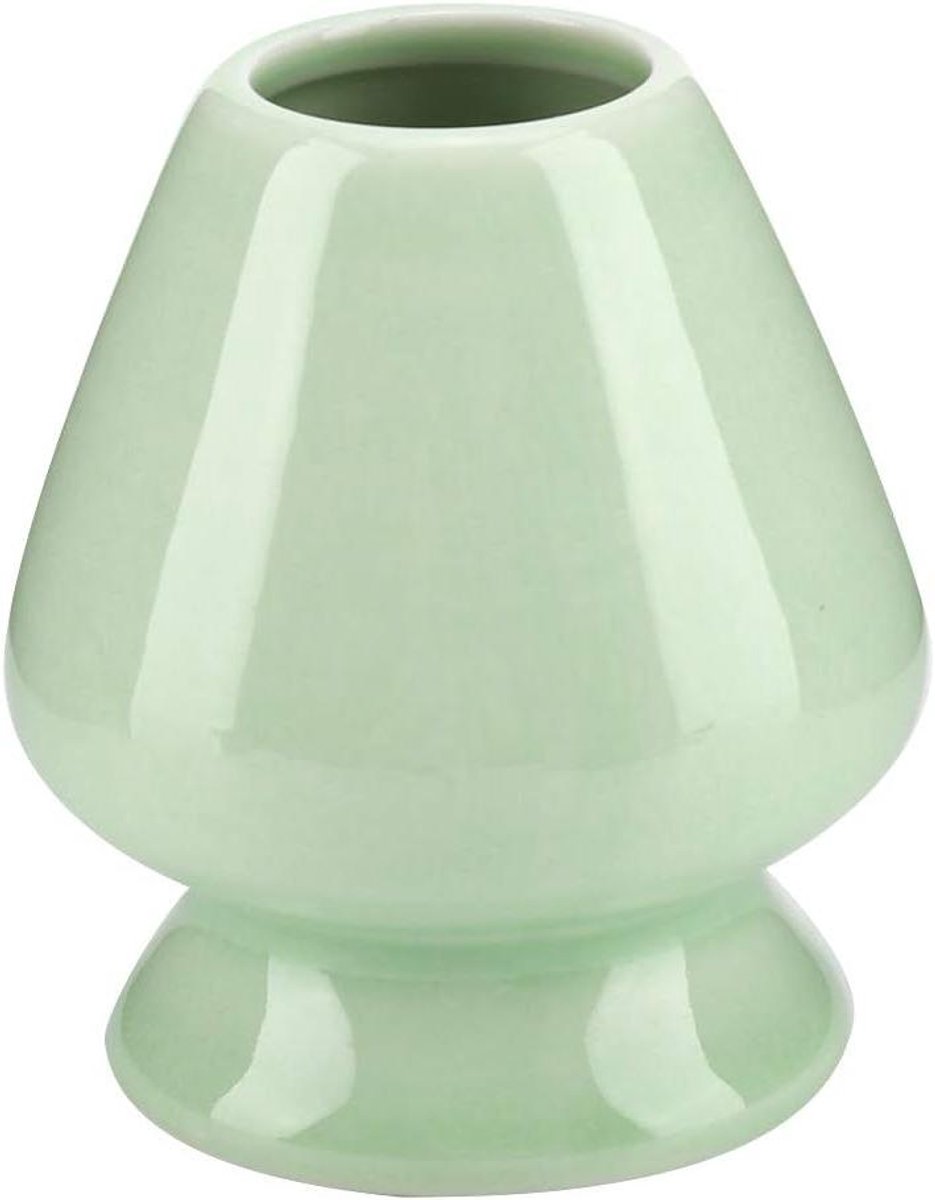 Matcha Gardestandaard - Chasen Houder - Thee Bereiden - Beschermt Garde Vorm - 8x7x7 cm - Groen