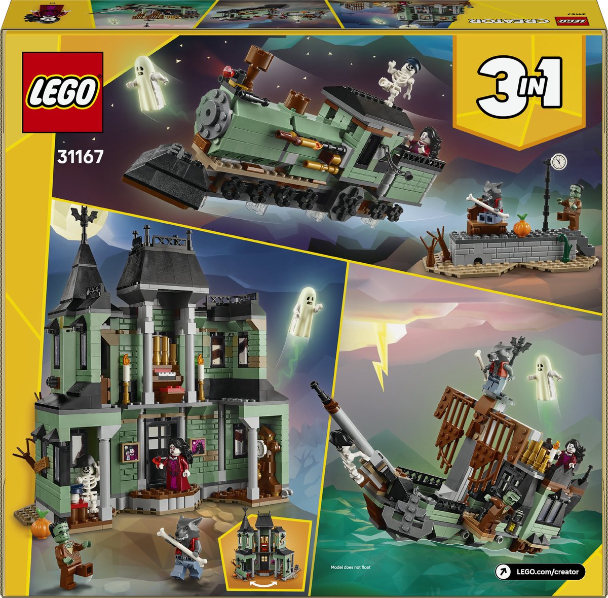 LEGO® Creator 3in1 Spookhuis - 31167 — afbeelding 14