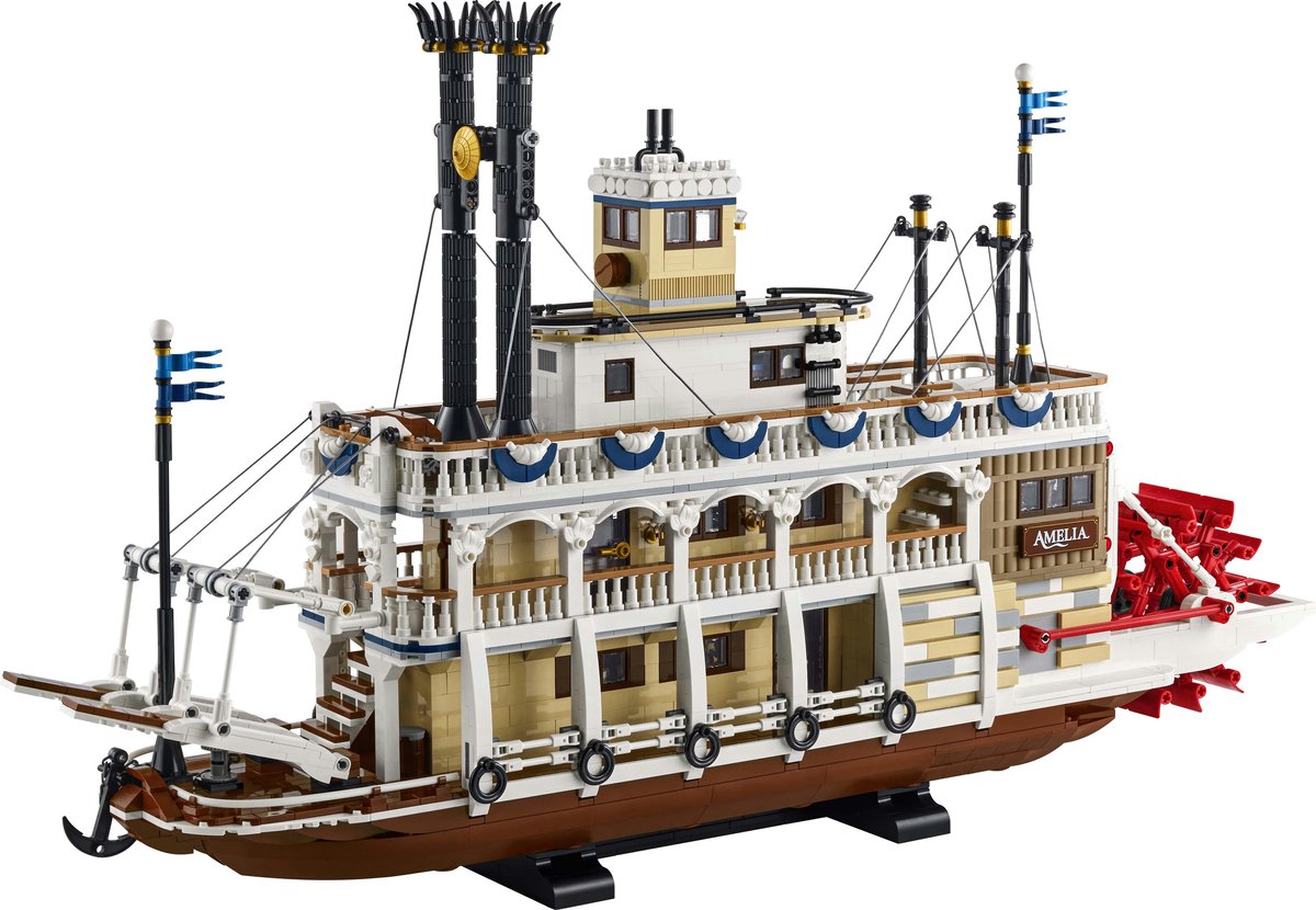 LEGO Ideas Stoomboot Bouwpakket voor Volwassenen - 21356 – foto 6