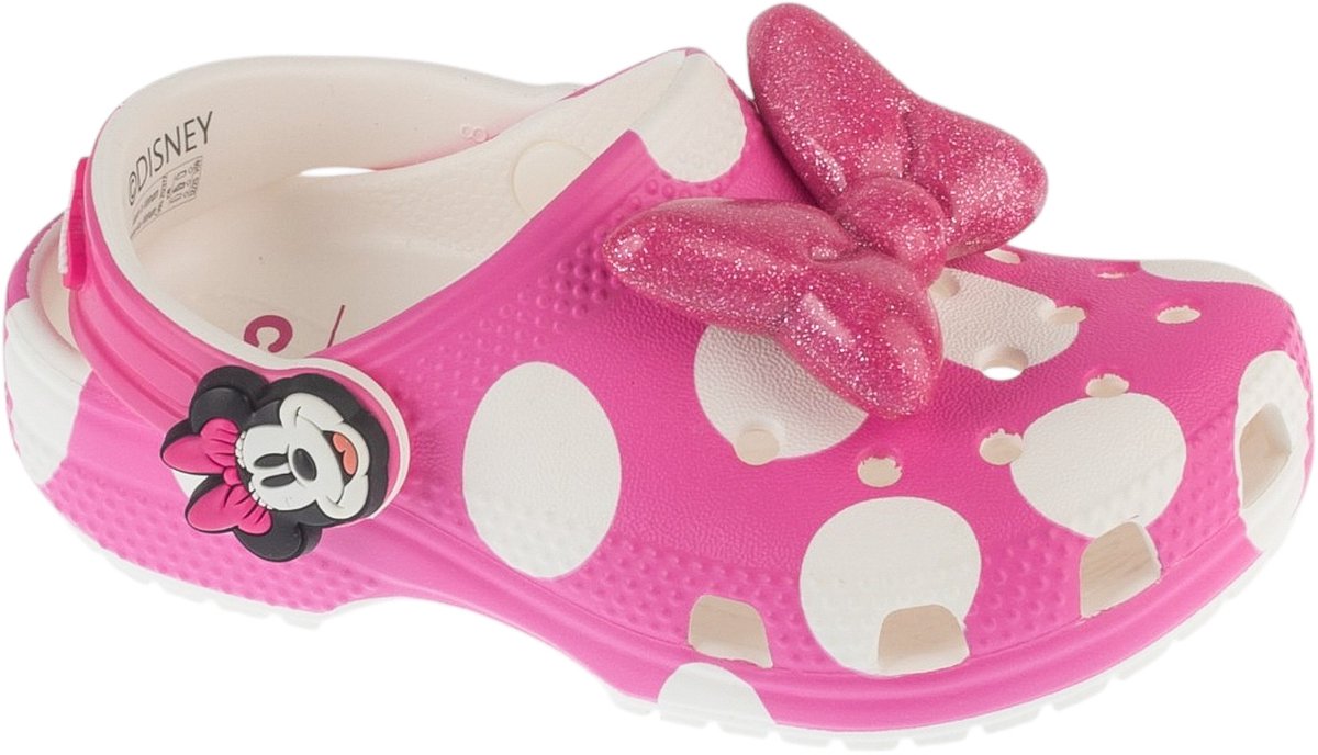 Crocs Classic Minnie Mouse Clog T, voor meisje, Roze, Slippers, maat: 25/26