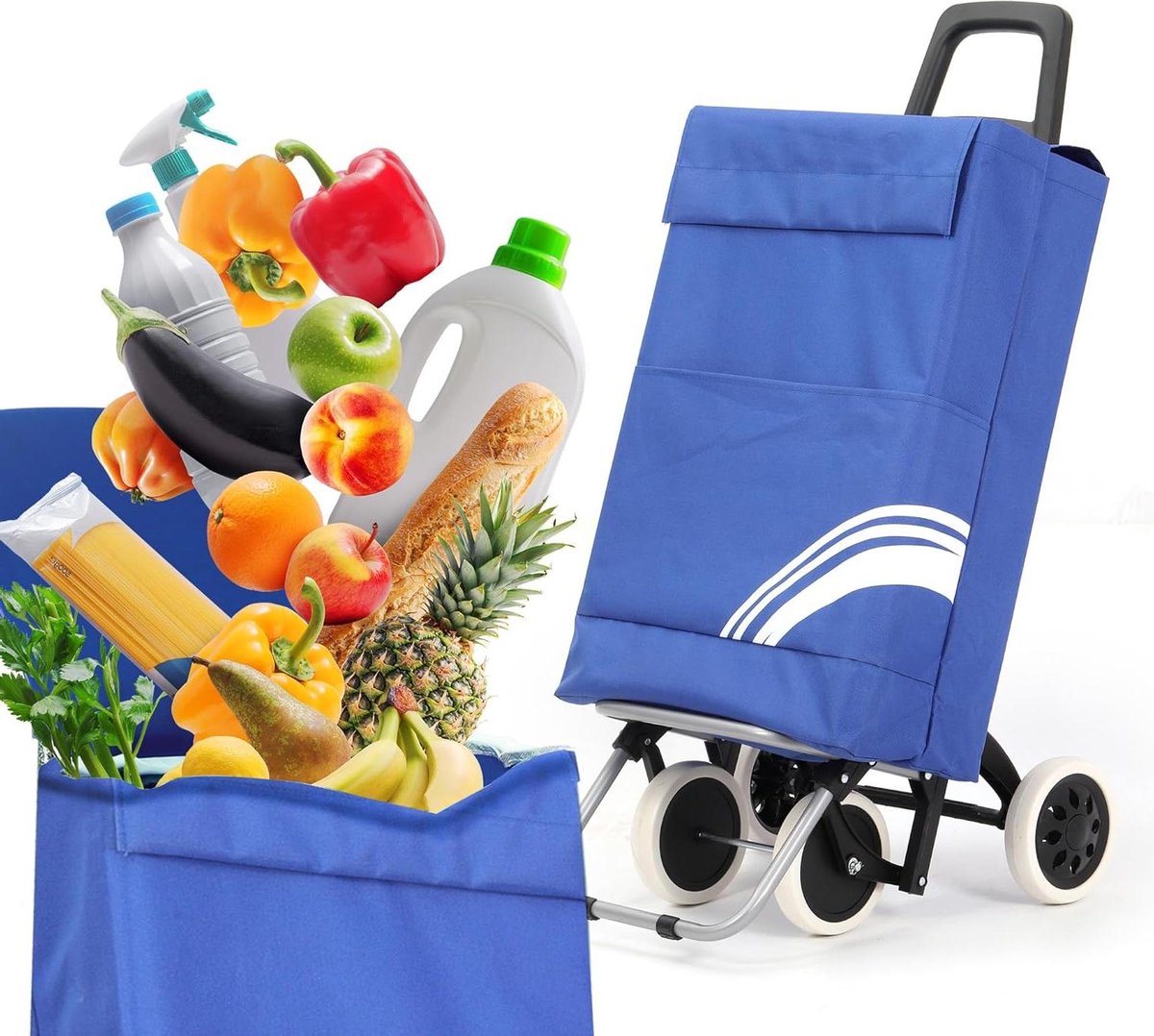 Winkeltrolley - Trolley - Boodschappentrolleys - capaciteit