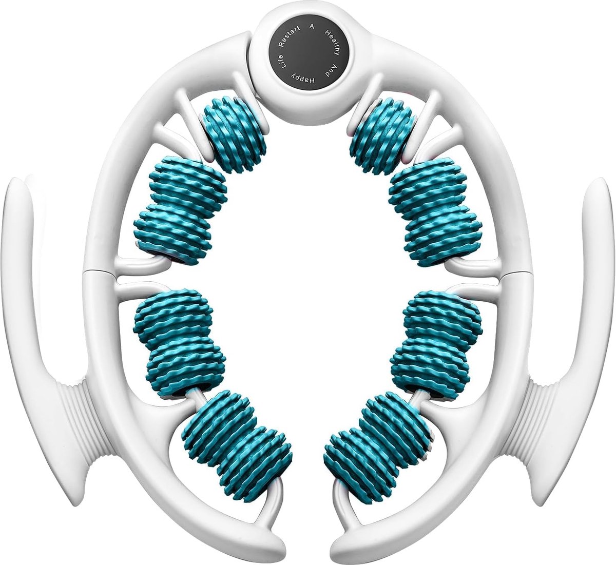Handmatige Anti-Cellulite Massager - Verwisselbare Massagekoppen - Fascia Roller voor Dijbenen - Cellulite Behandeling - Strakkere Huid - Massage Roller voor Dij - Billen - Armen - Buik