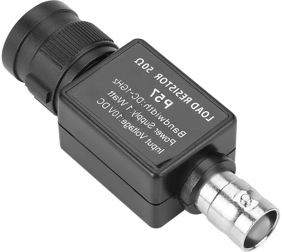 BNC adapter 50 Ohm, zwarte BNC op BNC socket, connector accessoires voor weerstanden en signaaloverdracht