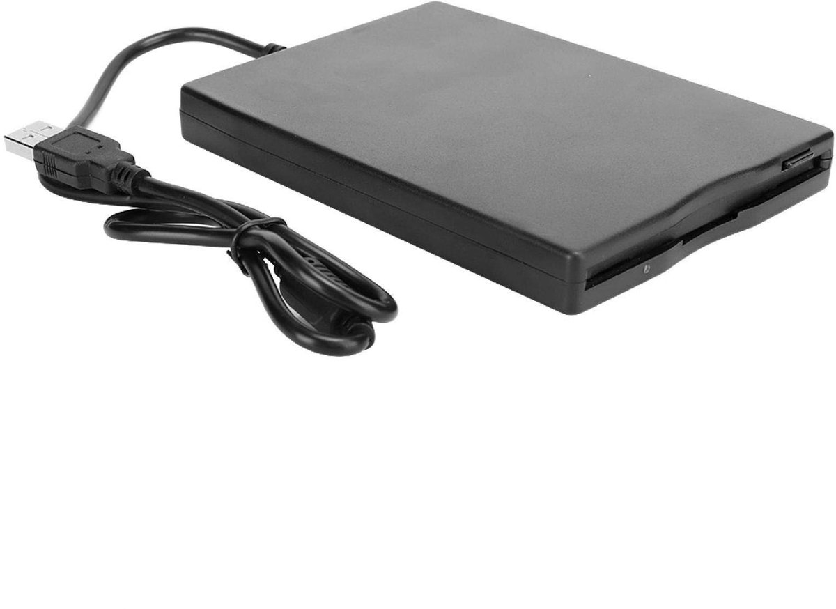 SPHProducts - Externe USB 3,5 inch draagbare diskettestation - Plug and play - Zwart - Laptopaccessoire - Geschikt voor gegevensopslag - 720 KB