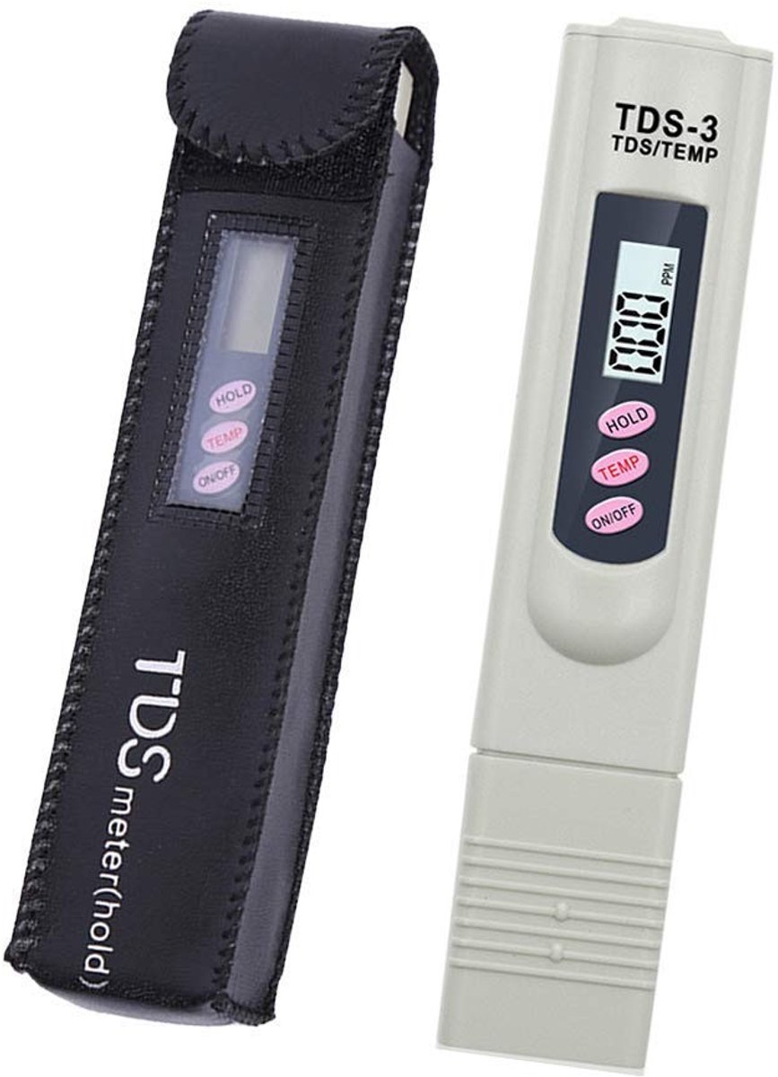 Store_7 - Digitale Meter - Waterkwaliteit Tester - Nauwkeurig en gebruiksvriendelijk - Beige - Ideaal voor drinkwater en aquaria - Voorzien van...