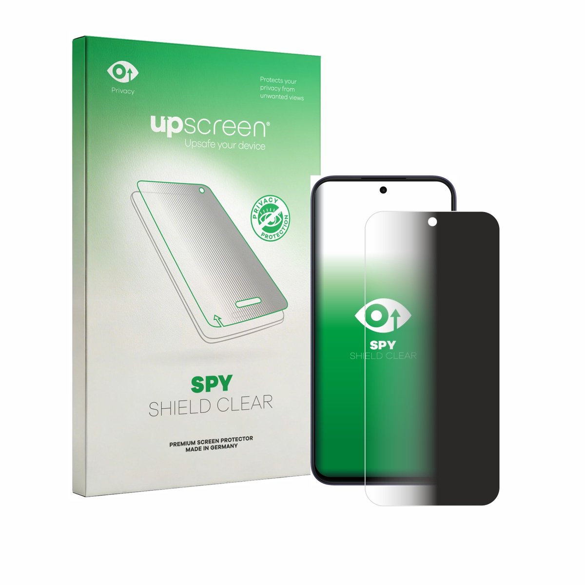 upscreen - privacy screenprotector voor Oppo A6k - Folie Beschermfolie Blauwlichtfilter
