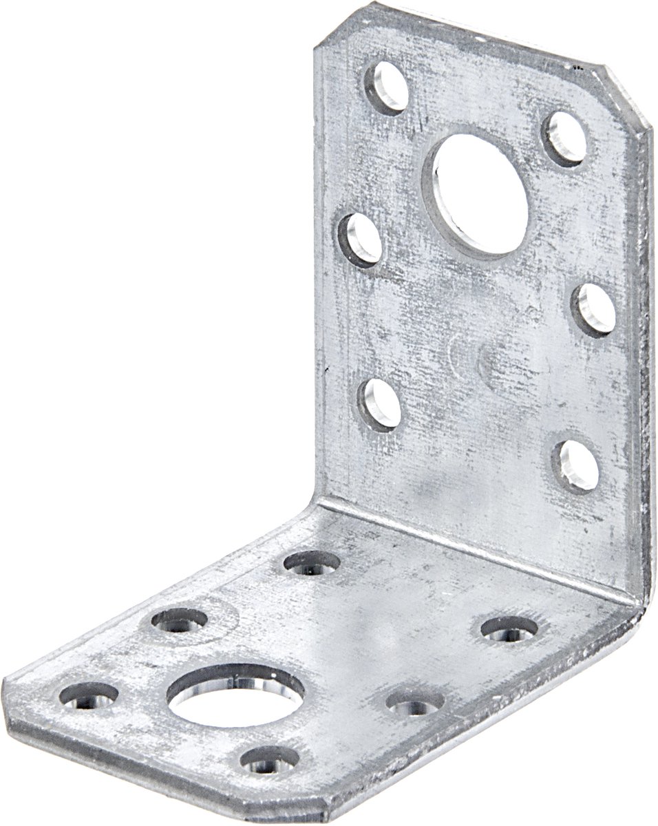 Alberts 329792 hoekverbinder | sendzimir verzinkt | 50 x 50 x 35 mm | set van 18