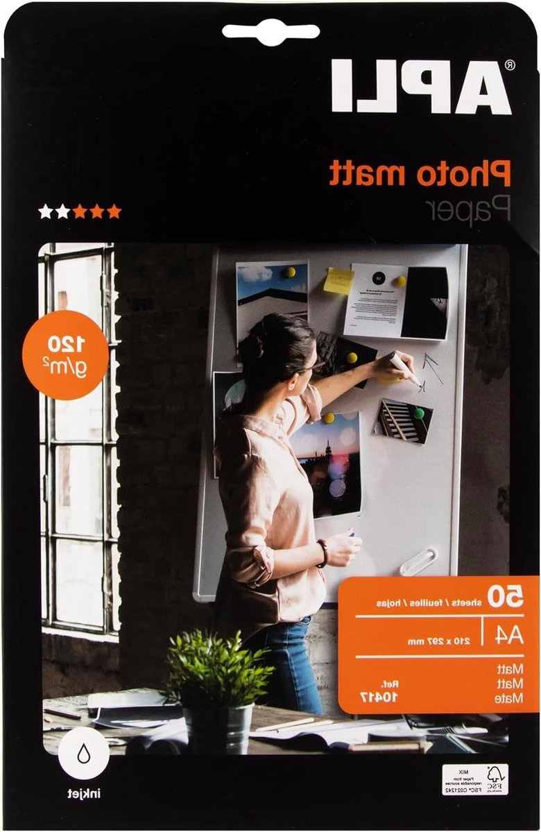 Fotopapier Mat - Mat Papier - Foto's Printen - Inkjet Geschikt - A4 50 Vellen - Wit