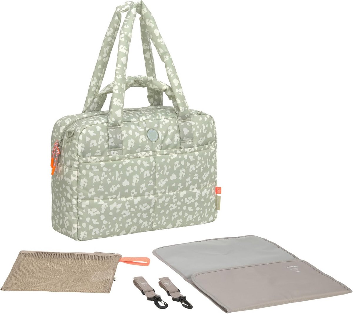 Babyluiertas - Verzorgingstas - Praktisch Onderweg - Waterafstotend Materiaal - 21 Liter - Licht Khaki