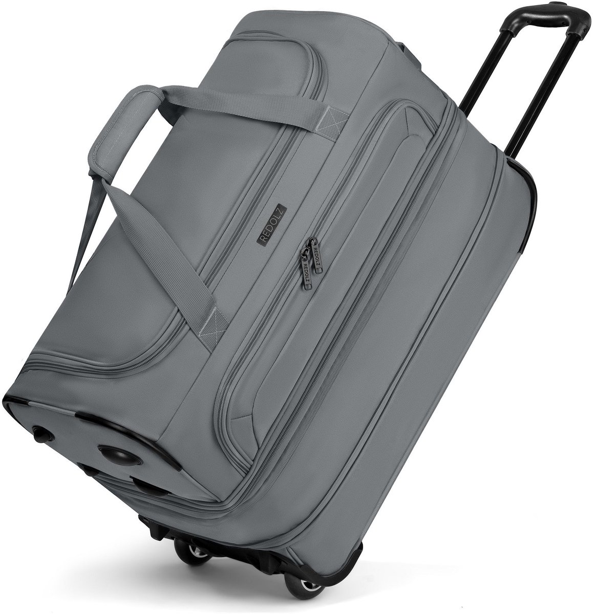 Redolz Duffle Essentials 2-wiel reistas 55 cm M met uitbreidingsflap - grey