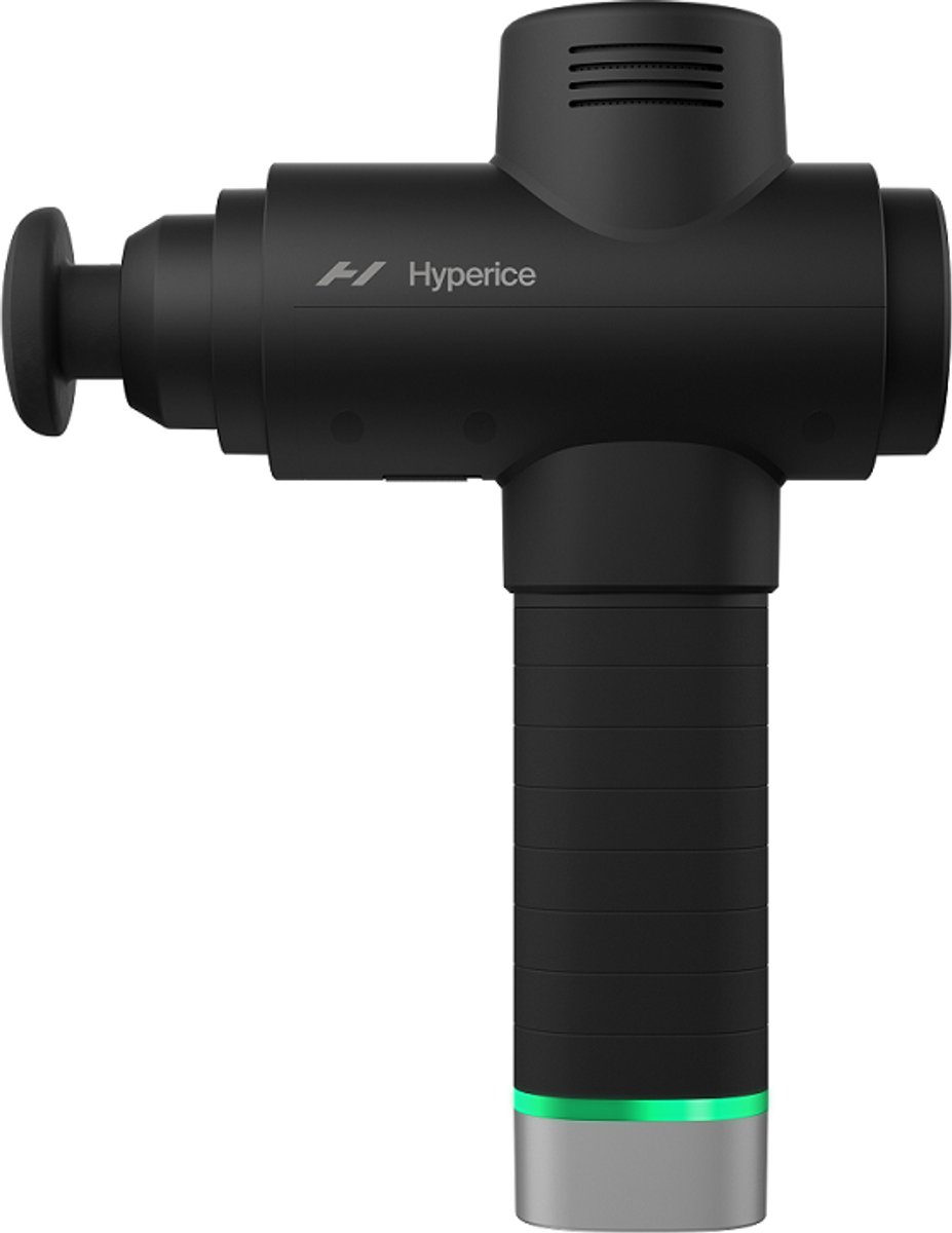 Bol.com Hyperice Hypervolt 2 Pro Massageapparaat Zwart – Draadloos Percussie Massagepistool – 5 Snelheden – 5 Opzetstukken – Blu... aanbieding