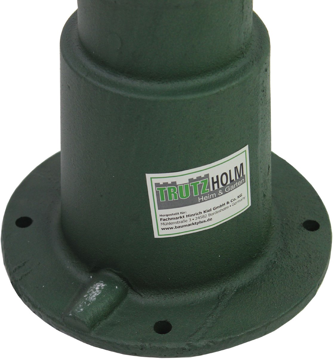 TRUTZHOLM - Pompstandaard Voor Schommelpomp - Klassiek Gietijzer - Handpomp Standaard - Universele Sokkel Tuinpomp Groen