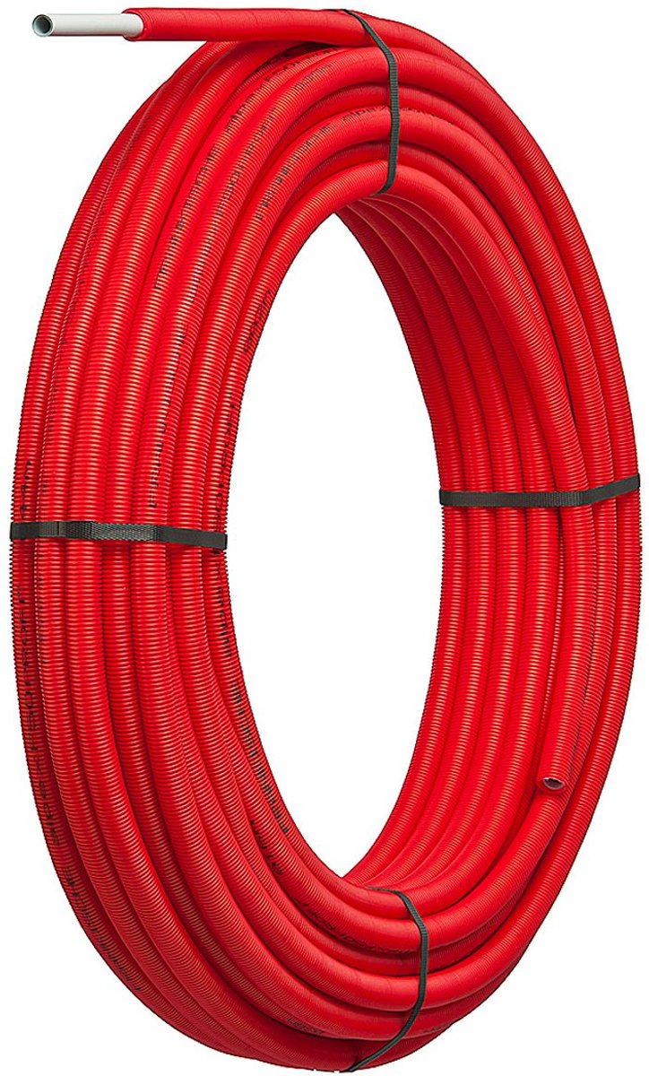 Fränkische Meerlagenver. alpex F50 PROFI 20x2 - 28/23 rood - 50 m wit in beschermbuis, 83620200