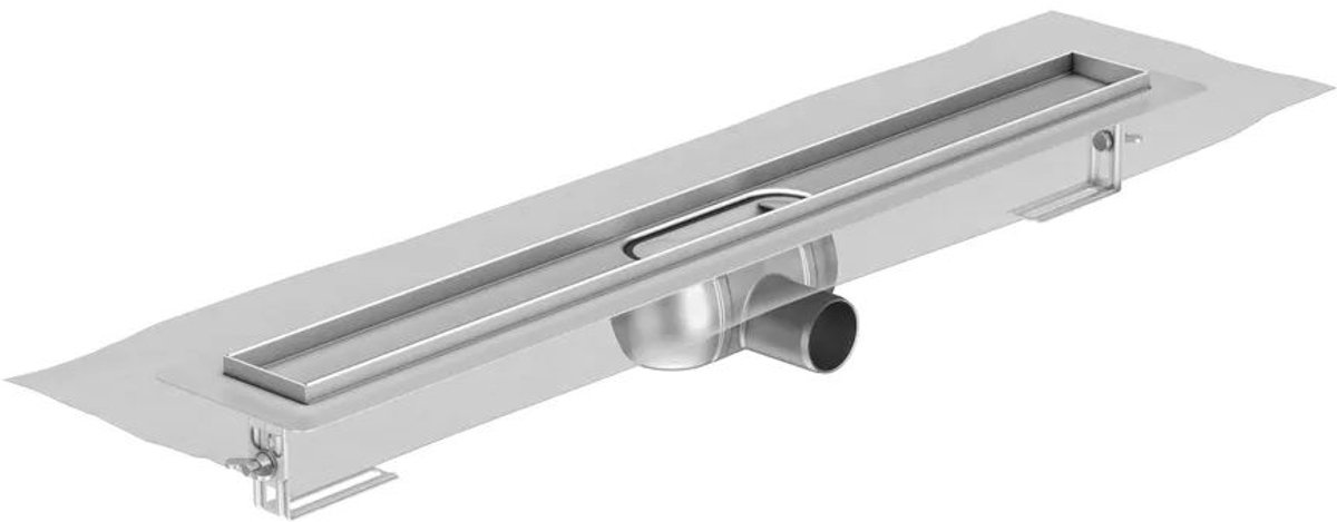ACO ShowerDrain C douchegoot DN50/885x64/0,91l/s Flhori/WS50/VA met grijze afdichtingsmanchet, 9010.85.22