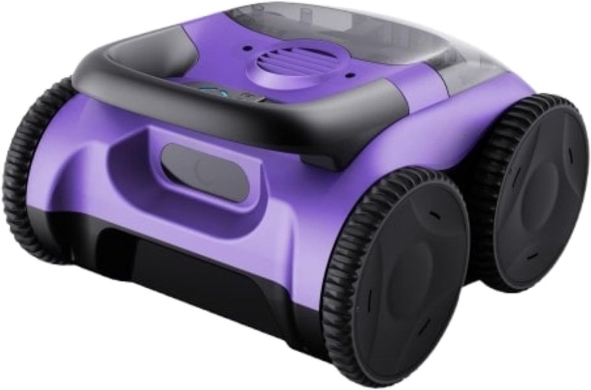 QUOVO® Zwembadrobot - Zwembadstofzuiger Elektrisch - Zwembad Robot Stofzuiger - Paars - 32cm x 32cm x 20cm