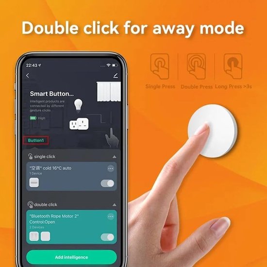 Draadloze Scène Drukknop voor Slimme Thuisautomatisering Zigbee — afbeelding 2