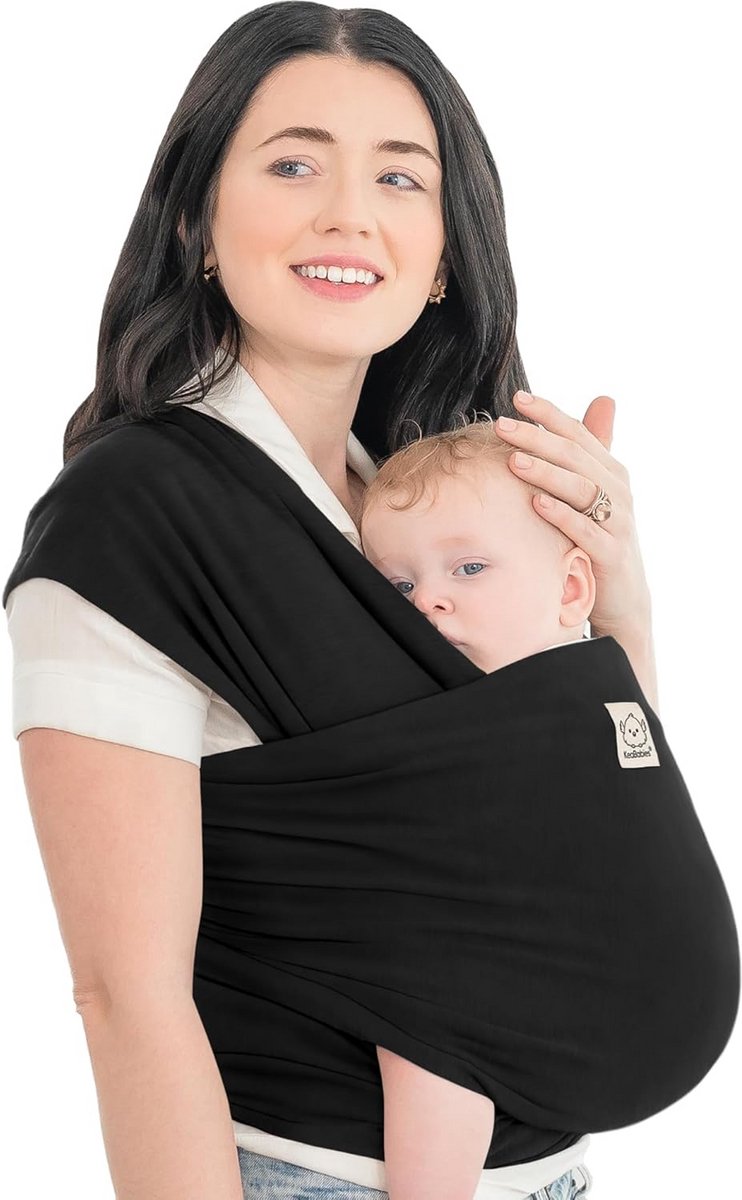 Draagdoek Baby - Baby Draagband - Comfortabel Dragen - Heup Gezond Ontwikkeling - One Size Fits All - Zwart