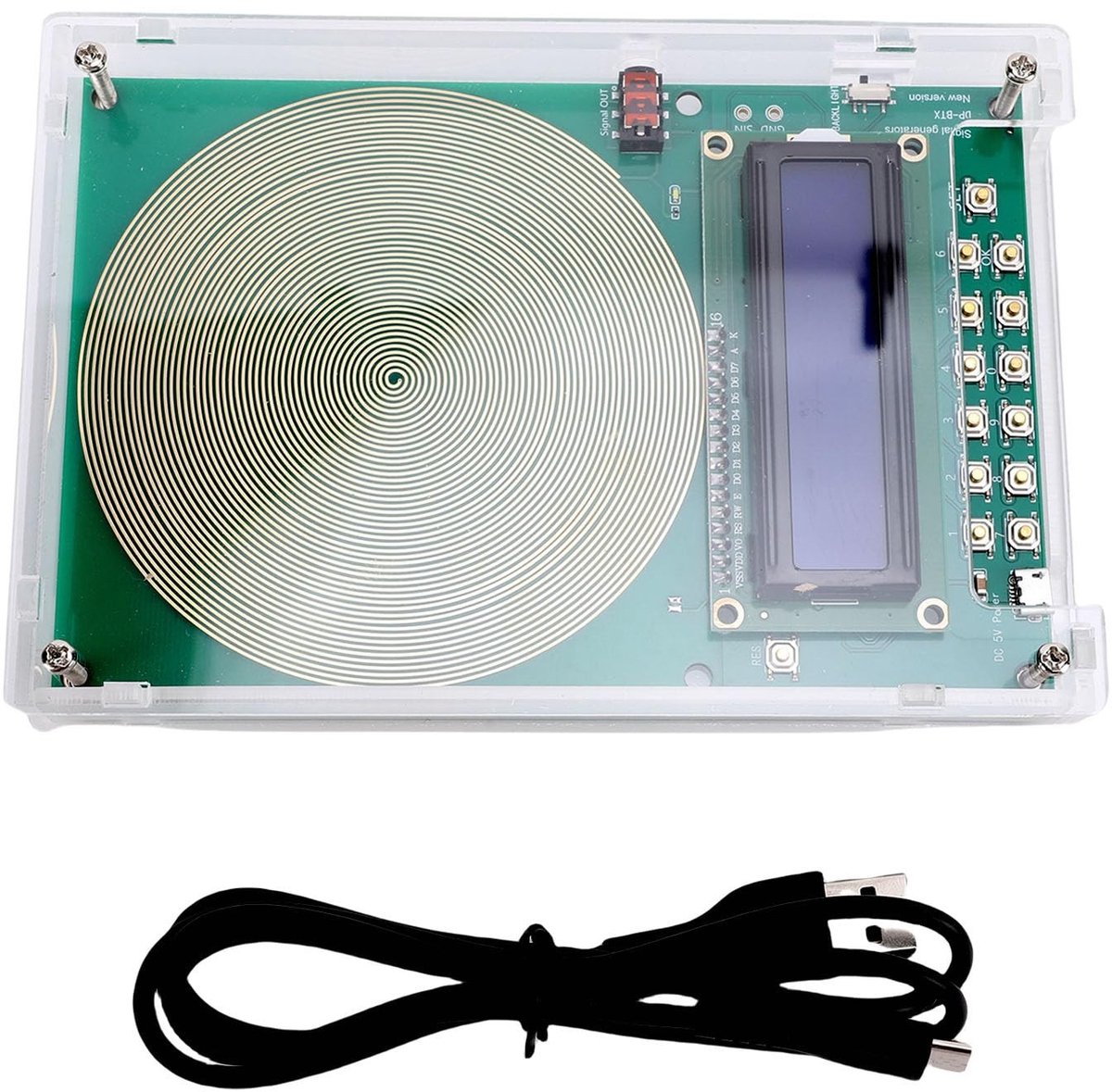 Dailygoods- Sinusgolfgenerator Hoge Frequentie Stabiliteit - Frequentiegenerator - Digitale Circuit - Kristal Oscillator - Veelzijdige Golfvormen - 7,83Hz Output
