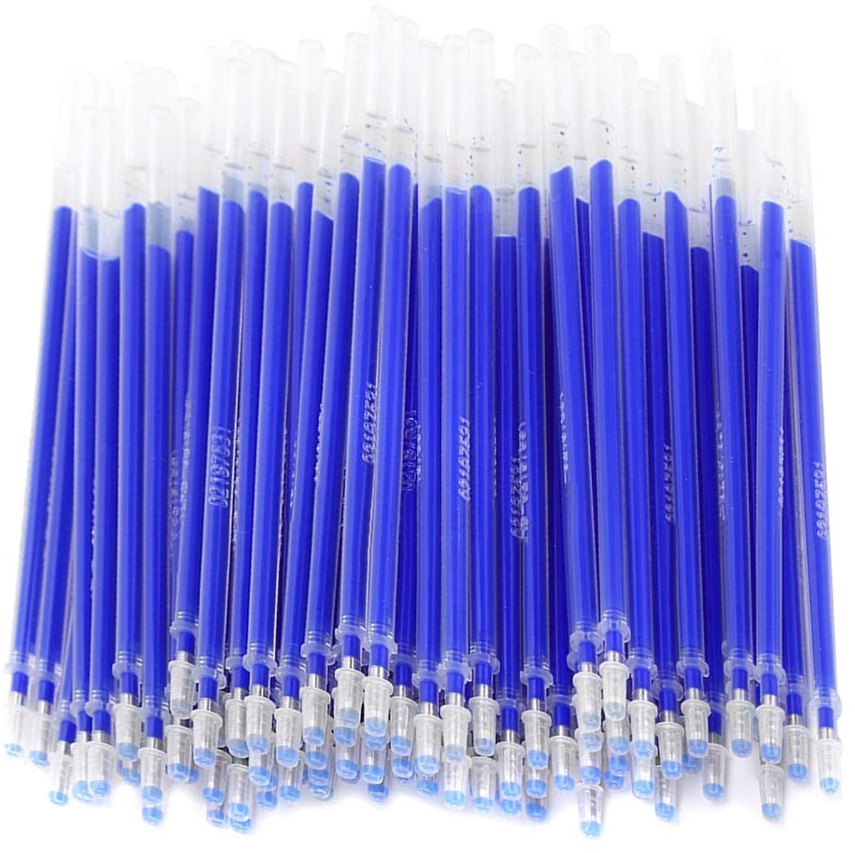 100Pcs Stof Marker Pen Refill - Warmte Uitwisbare Stof Pennen - Auto Verdwijnende Pen - Kledingmakers Naaien Quilten .