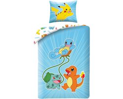 Pokemon Squirtle Dekbedovertrek 140 x 200 cm (70 x 90 cm) polyester