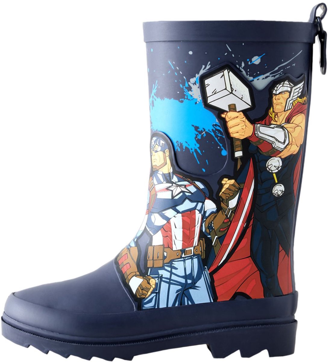 Next - Jongens - Marvel rubberen regenlaarzen - Blauw