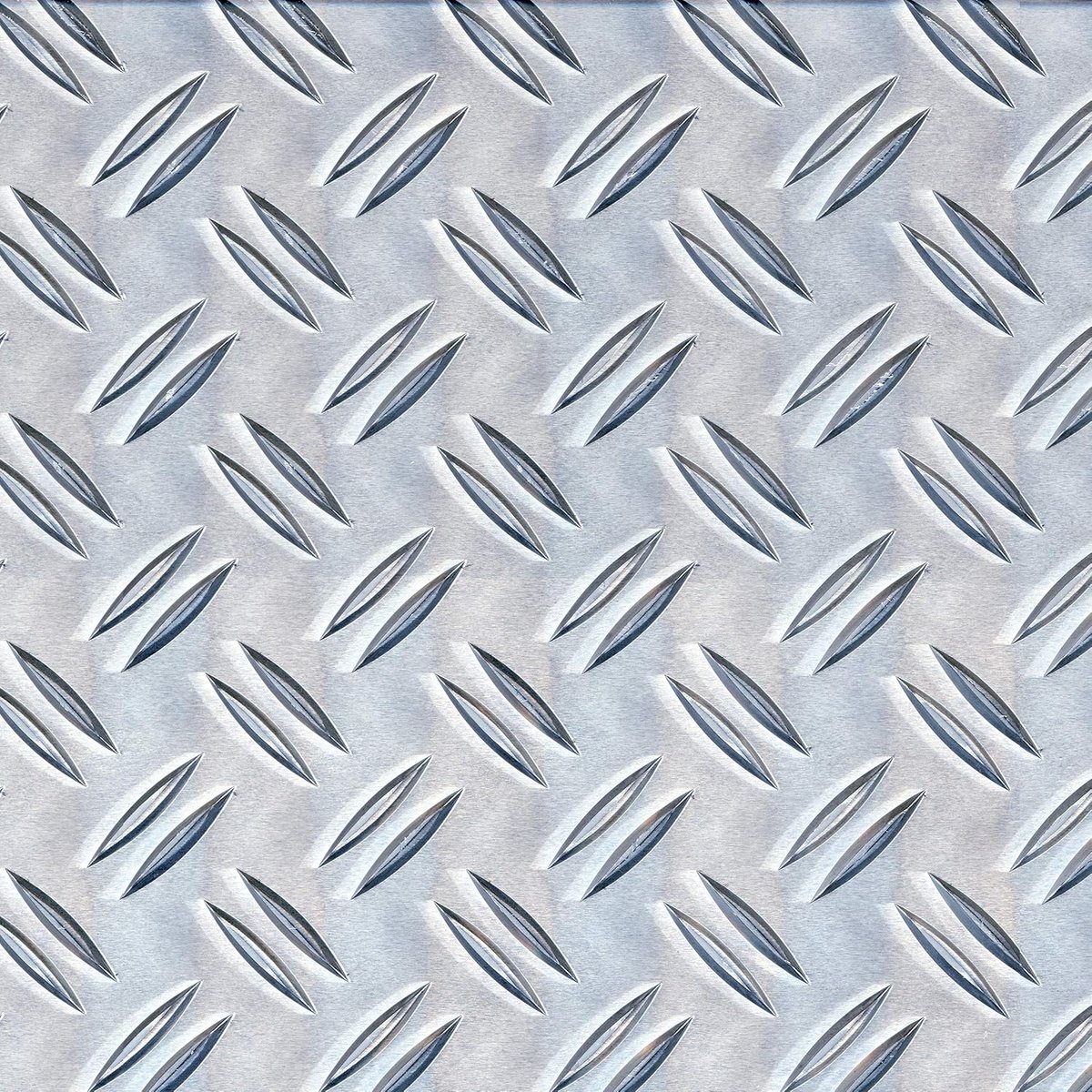 Textured Plate - Ribbed Aluminium - Bouw Projecten - Duurzaam Materiaal - 120 x 1000 mm - Naturel