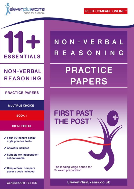 11+ Essentials Non-Verbal Reasoning Practice Papers Book 1 - cover